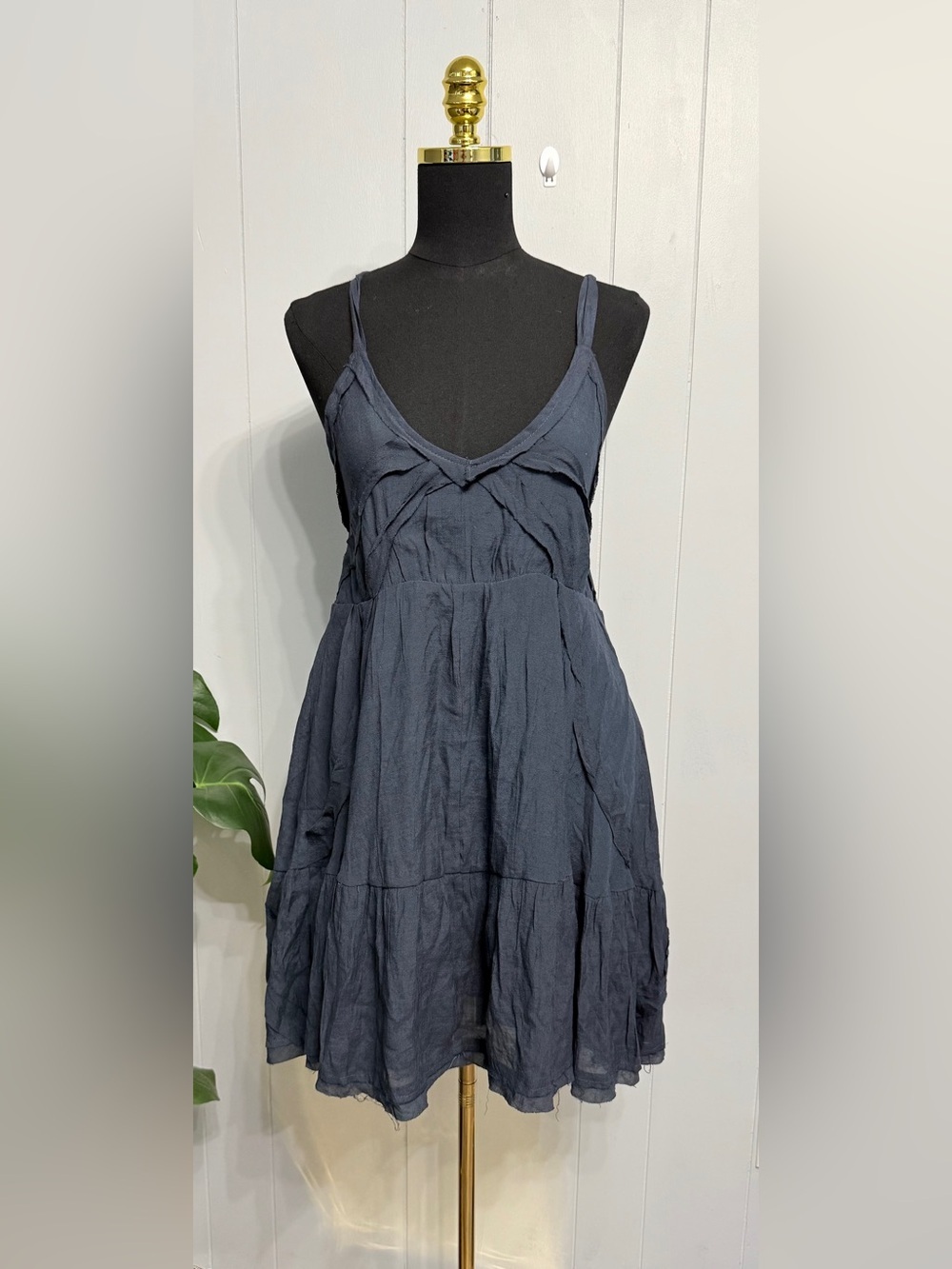 Wishlist Navy AdjustStrap Shoulder Mini Dress Super Cute